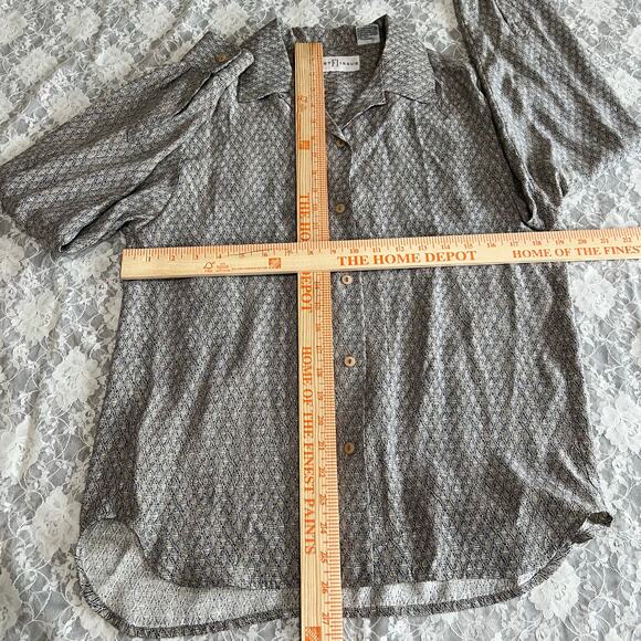 100% Silk First Issue Blouse Vintage Size Small - Picture 10 of 10